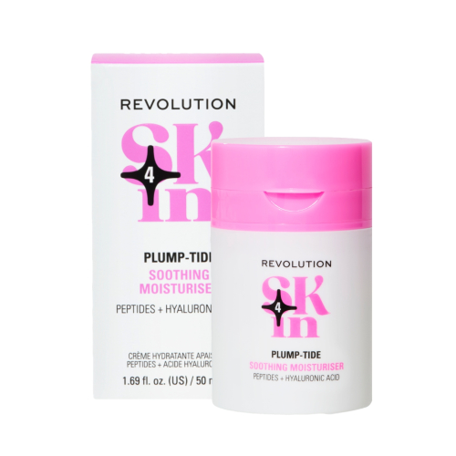 Revolution Skin - *Go Gentle* - Soothing Face Cream with Peptides and Hyaluronic Acid Plump-Tide