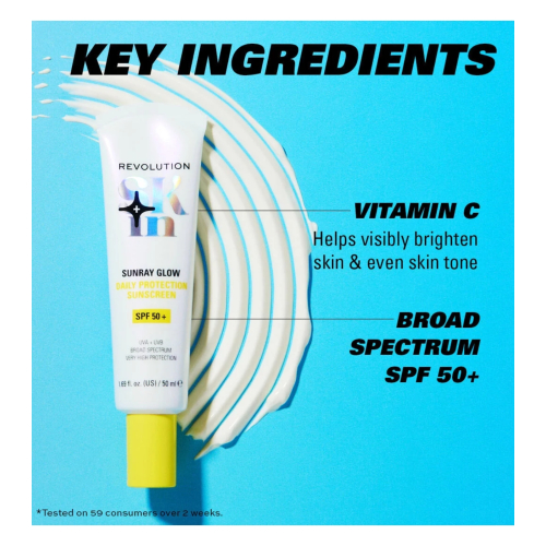 Revolution Skin - Sunscreen with Vitamin C Sunray Glow Daily Blur SPF50+