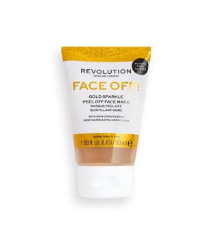 Revolution Skincare - Face Off! Facial mask - Gold Glitter