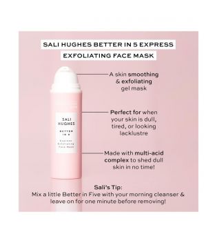Revolution Skincare - *Sali Hughes* - Facial Mask Better in 5 Express Exfoliating Mask