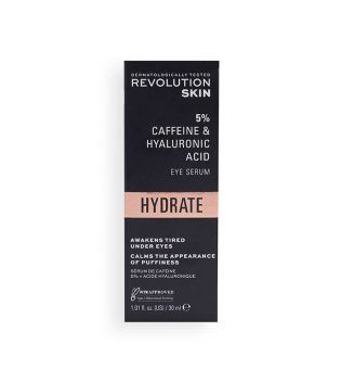 Revolution Skincare - Under Eye Serum 5% Caffeine Solution + Hyaluronic Acid