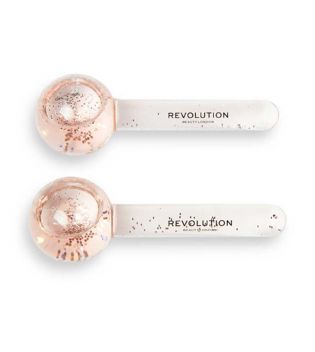 Revolution Skincare - Face Ice Globe Set - Pink Glitter