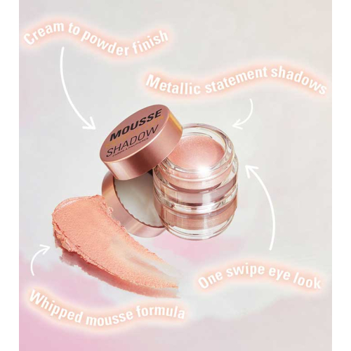 Revolution - Mousse Cream Eyeshadow - Rose Gold