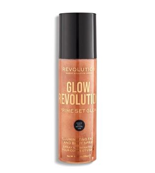 Revolution - Glow Revolution Fix Makeup Fixing Spray - Timeless Bronze