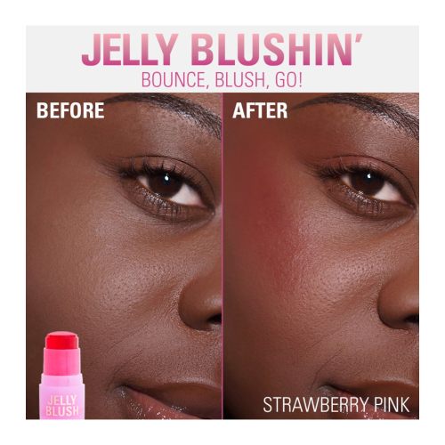 Revolution - Jelly Lip & Cheek Tint Jelly Blush - Strawberry Pink
