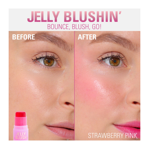 Revolution - Jelly Lip & Cheek Tint Jelly Blush - Strawberry Pink