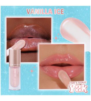 Revolution - *Y2K Baby* - Lip Gloss Sweet Bomb - Vanilla Ice White Holo