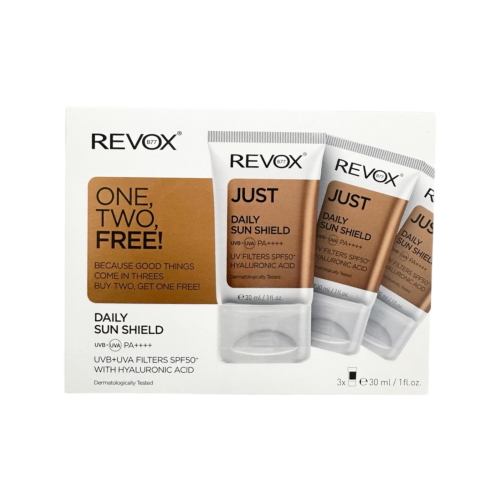 Revox - *Just* - Pack of 3 SPF50+ sunscreens with hyaluronic acid One, Two, Free!
