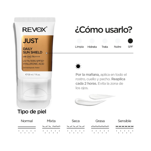 Revox - *Just* - Pack of 3 SPF50+ sunscreens with hyaluronic acid One, Two, Free!