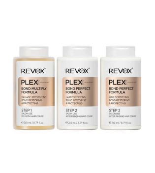 Revox - *Plex* - Hair reconstruction treatment set - Step 1 and 2