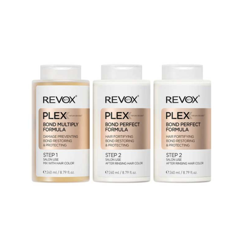 Revox - *Plex* - Hair reconstruction treatment set - Step 1 and 2