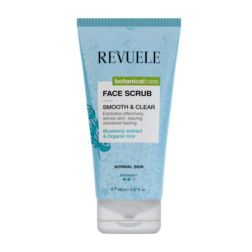 Revuele - *Botanical care* - Facial scrub Smooth and Clear - Organic blueberry and rice extract