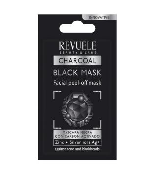 Revuele - Peel off active charcoal black facial mask (15 ml)