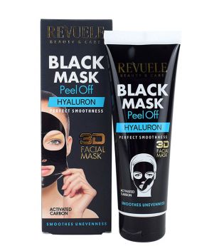 Revuele - Black Mask with activated Carbon Pell-off - Hyaluron