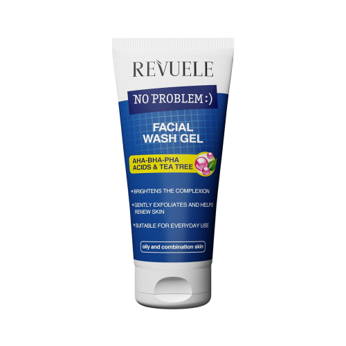 Revuele - *No Problem* - Facial cleansing gel with tea tree and AHA/BHA/PHA - Oily and combination skin