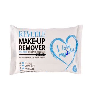 Revuele - I love my skin Make-up remover wipes for eyes and face