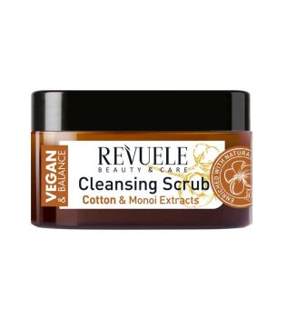 Revuele - *Vegan & Balance* - Cleansing Body Scrub - Cotton and Monoi Oil
