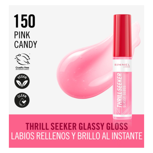 Rimmel London - Lip Gloss Thrill Seeker - 150: Pink Candy