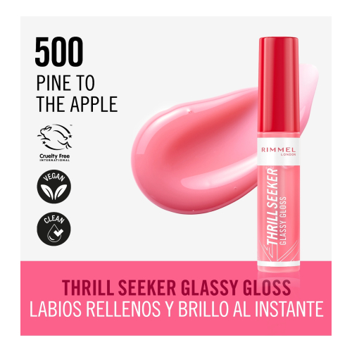 Rimmel London - Lip Gloss Thrill Seeker - 500: Pine to the Apple