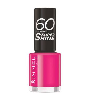 Rimmel London - 60 seconds Super Shine Nail polish - 323: Funtime Fuchsia