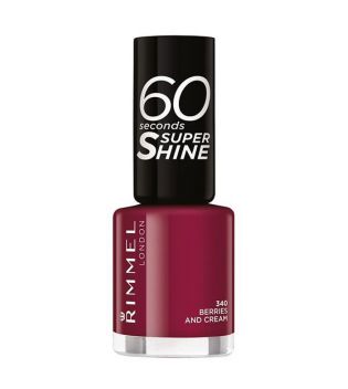 Rimmel London - 60 seconds Super Shine Nail polish - 340: Berries and cream