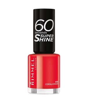 Rimmel London - 60 seconds Super Shine Nail polish - 430: Coralicious