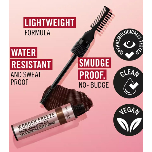Rimmel London - Eyebrow fixing gel Wonder´ Freeze - 001: Clear