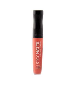 Rimmel London - Stay Matte Liquid Lipstick - 600: Coral sass