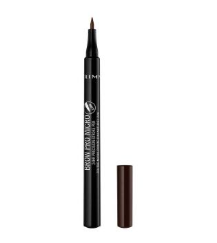 Rimmel London - Brow Pro Micro Eyebrow Pencil - 004: Dark Brown