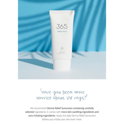 Round Lab - 365 Soothing Sunscreen Derma Relief SPF 50+ PA++++