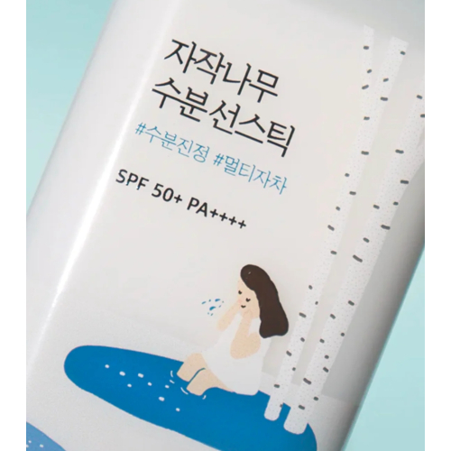 Round Lab - Facial sunscreen stick Birch Juice Moisturizing Sun Stick SPF 50+ PA++++