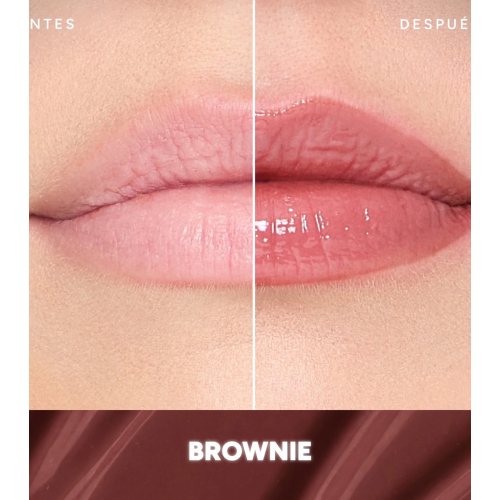 Saigu Cosmetics - Moisturizing lip balm with shine effect - Brownie