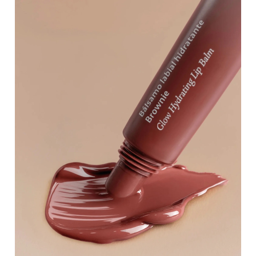 Saigu Cosmetics - Moisturizing lip balm with shine effect - Brownie