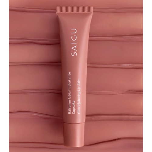 Saigu Cosmetics - Moisturizing lip balm with shine effect - Cupcake