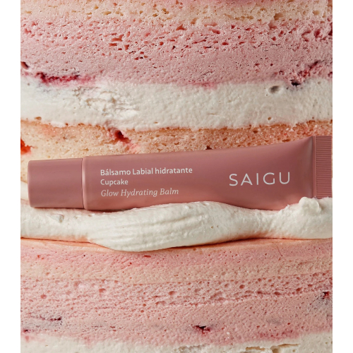 Saigu Cosmetics - Moisturizing lip balm with shine effect - Cupcake