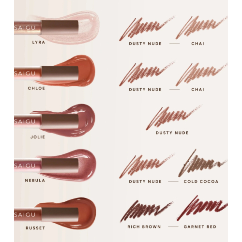 Saigu Cosmetics - Silky Lip Liner - Dusty Nude