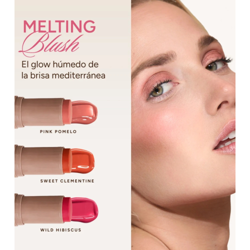 Saigu Cosmetics - *Mediterranean Glow* - Blush stick Melting Blush - Pink Pomelo