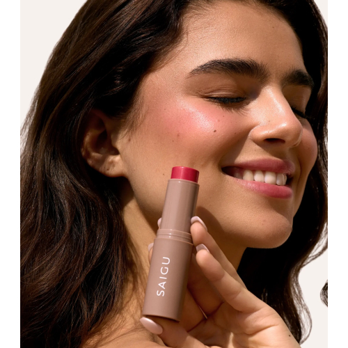Saigu Cosmetics - *Mediterranean Glow* - Blush stick Melting Blush - Wild Hibiscus