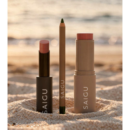 Saigu Cosmetics - *Mediterranean Glow* - Makeup set Sunset Glow