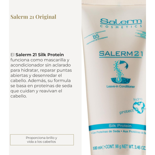 Salerm - *Salerm 21* - Conditioner Leave-in Silk Protein - 100ml