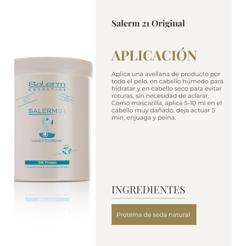 Salerm - *Salerm 21* - Conditioner mask Leave-in Silk Protein