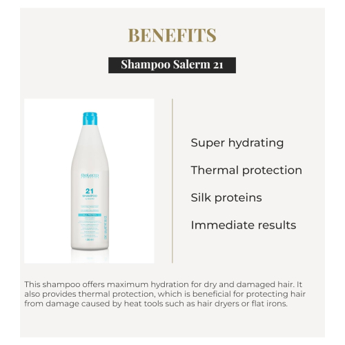 Salerm - *Salerm 21* - Shampoo with hyaluronic acid Silk Protein