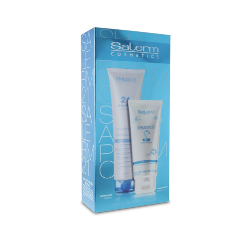 Salerm - *Salerm 21* - Shampoo + Conditioner Set Silk Protein