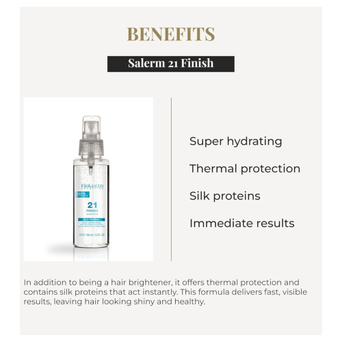 Salerm - *Salerm 21* - Shine spray with silk proteins Finish