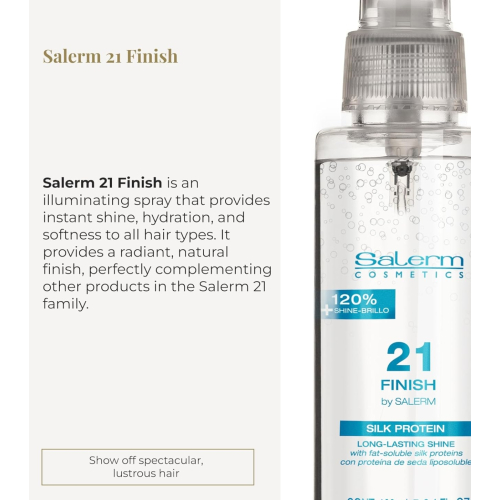 Salerm - *Salerm 21* - Shine spray with silk proteins Finish
