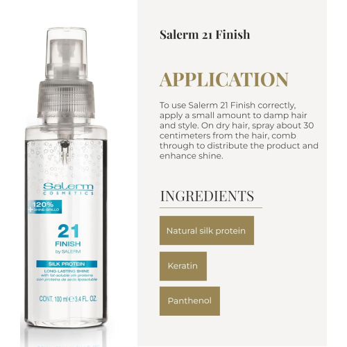 Salerm - *Salerm 21* - Shine spray with silk proteins Finish
