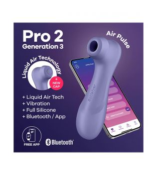 Satisfyer - Clitoral Stimulator Pro 2 Generation 3 App Connect - Violet