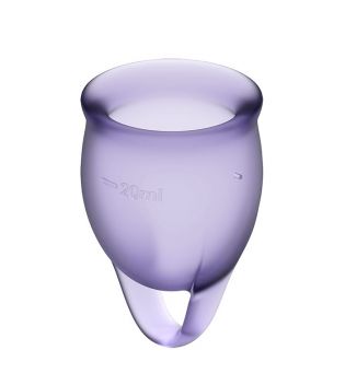 Satisfyer - Feel Confident Menstrual Cup Kit (15 + 20 ml) - Purple