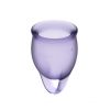 Satisfyer - Feel Confident Menstrual Cup Kit (15 + 20 ml) - Purple