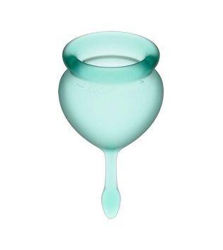 Satisfyer - Menstrual Cup Kit Feel Good (15 + 20 ml) - Dark Green